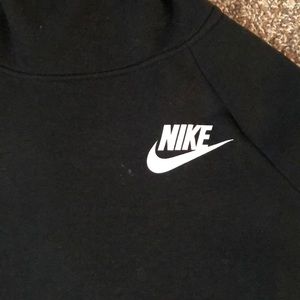 Black cowl neck hoodie